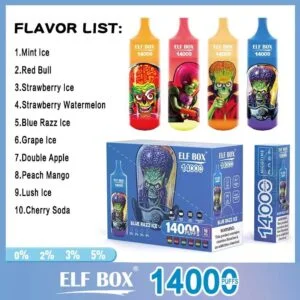 Alternative view of ELF BOX RGB14000 Puff Rechargeable Bulk Buy Disposable Vapes Wholesale Supplier