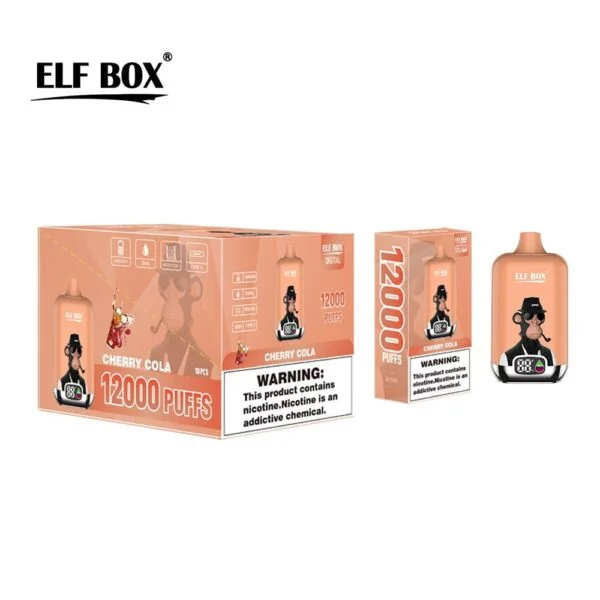 Cutie ELF digitală 12k puffs 3 1 - Cutie ELF digitală 12000 Puffs Afișaj LED Cumpărare în vrac Vape de unică folosință Furnizor en gros