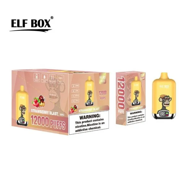 Cutie ELF digitală 12k puffs 8 1 - Cutie ELF digitală 12000 de puffs Afișaj LED Cumpărare în vrac Vape de unică folosință Furnizor en-gros