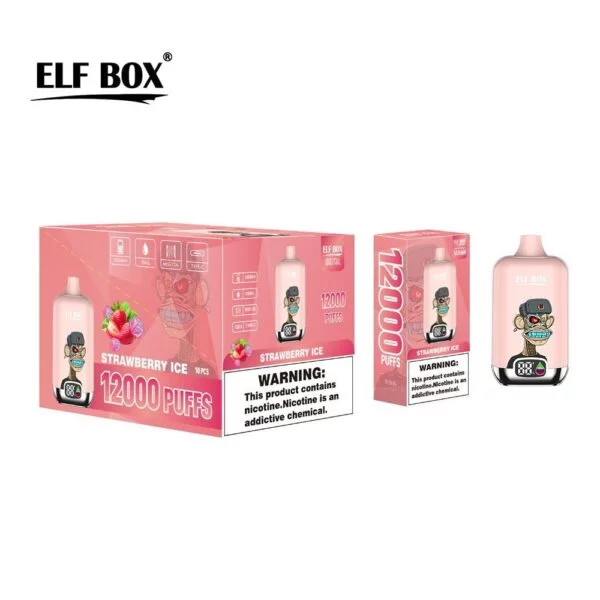 Cutie ELF digitală 12k puffs 9 1 - Cutie ELF digitală 12000 de puffs Afișaj LED Cumpărare în vrac Vape de unică folosință Furnizor en-gros