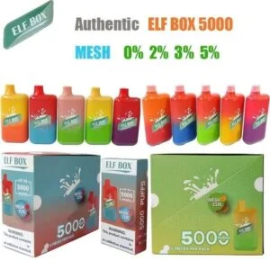 ELF BOX 5000 Puffs Stor Engangs Vapes E-Cigaret Engros Leverandør