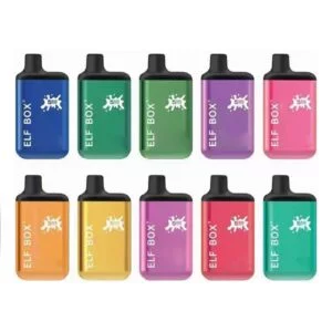 ELF BOX 5500 Engangsbare Vapes 5500 Puffs Ægte E Cigarette Pen Holesale Leverandør