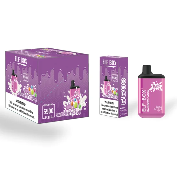 ELF BOX 5500 Sortiment og muligheder - Engros engangsvape