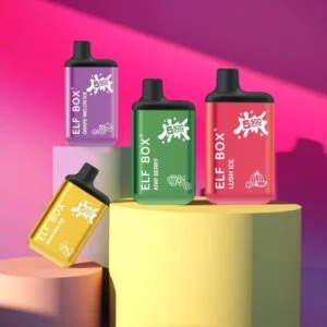Alternative view of ELF BOX 5500 Bulk Disposable Vapes 5500 Puffs Authentic E Cigarette Pen Wholesale Supplier