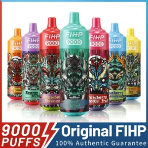 FIHP 9000 Puffs 2% 5% Low Strength Rechargeable Bulk Buy Disposable Vapes Pen Wholesale