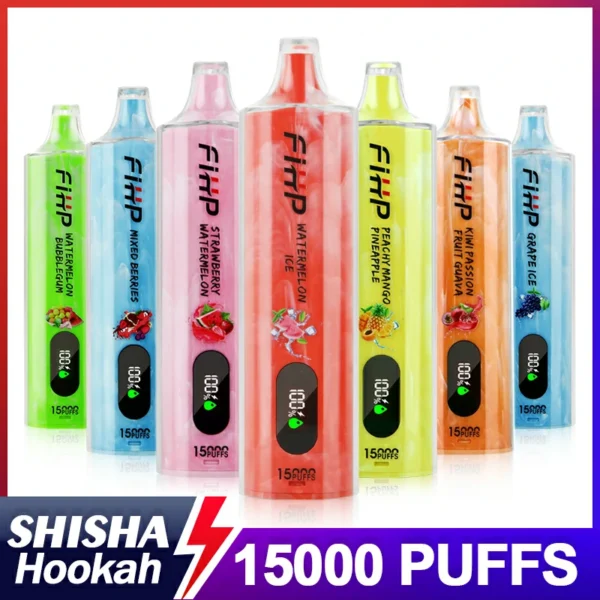 FIHP Shisha Hookah 15000 Puffów 46 - FIHP Shisha Hookah 15000 Puffów Akumulator Wymienny Zakup Hurtowy Jednorazowe Vape Pen Detaliczny