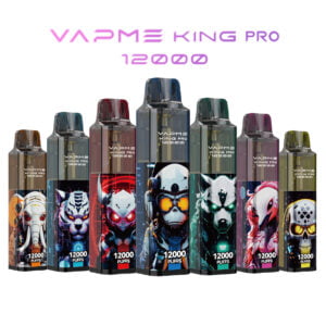 VAPME KING PRO 12000 Puff 12k 2% 5% Alacsony Erősségű Nagy Tételben Vásárolható Újratölthető Eldobható Vape Nagykereskedelem