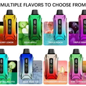 VASY SORA 18000 Puff 0% 2% 3% 5% Alacsony Erősségű Kijelző Újratölthető Nagy Tételben Vásárolható Eldobható Vape Nagykereskedelem