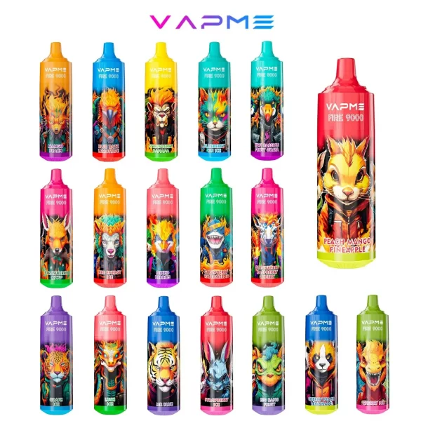 Vapme Fire 9000 Puffs Eldobható Vape Nagykereskedelem 24 - VAPME FIRE 9000 Puffs Újratölthető Nagykereskedelmi Vásárlás Eldobható Vape Nagykereskedelem