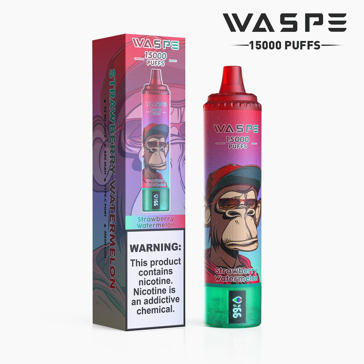 WASPE 15000 Puffs Strawberry Watermelon flavor product image