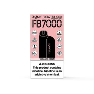 Alternative view of ZGAR FOGGY BOX 7000 Puffs 2% Strength Rechargeable Bulk Disposable Vapes Wholesale Supplier
