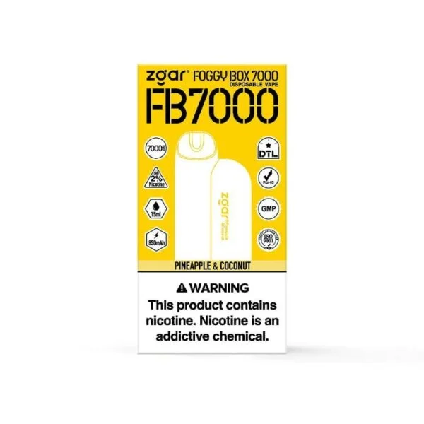 ZGAR フォギー ボックス 7000 パフズ エンジニアリング分析