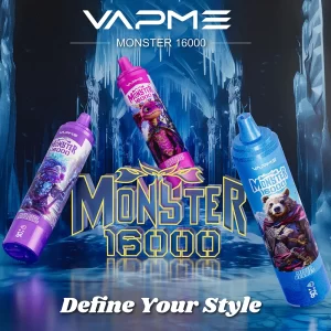 VAPME Monster 16000 Puffs 2% 5% Low Strength Bulk Buy Rechargeable Disposable Vapes Wholesale