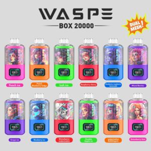 WASPE 20000 PUFFS Dual Mesh Box Bulk Køb Engangs Vapes Engros Leverandør