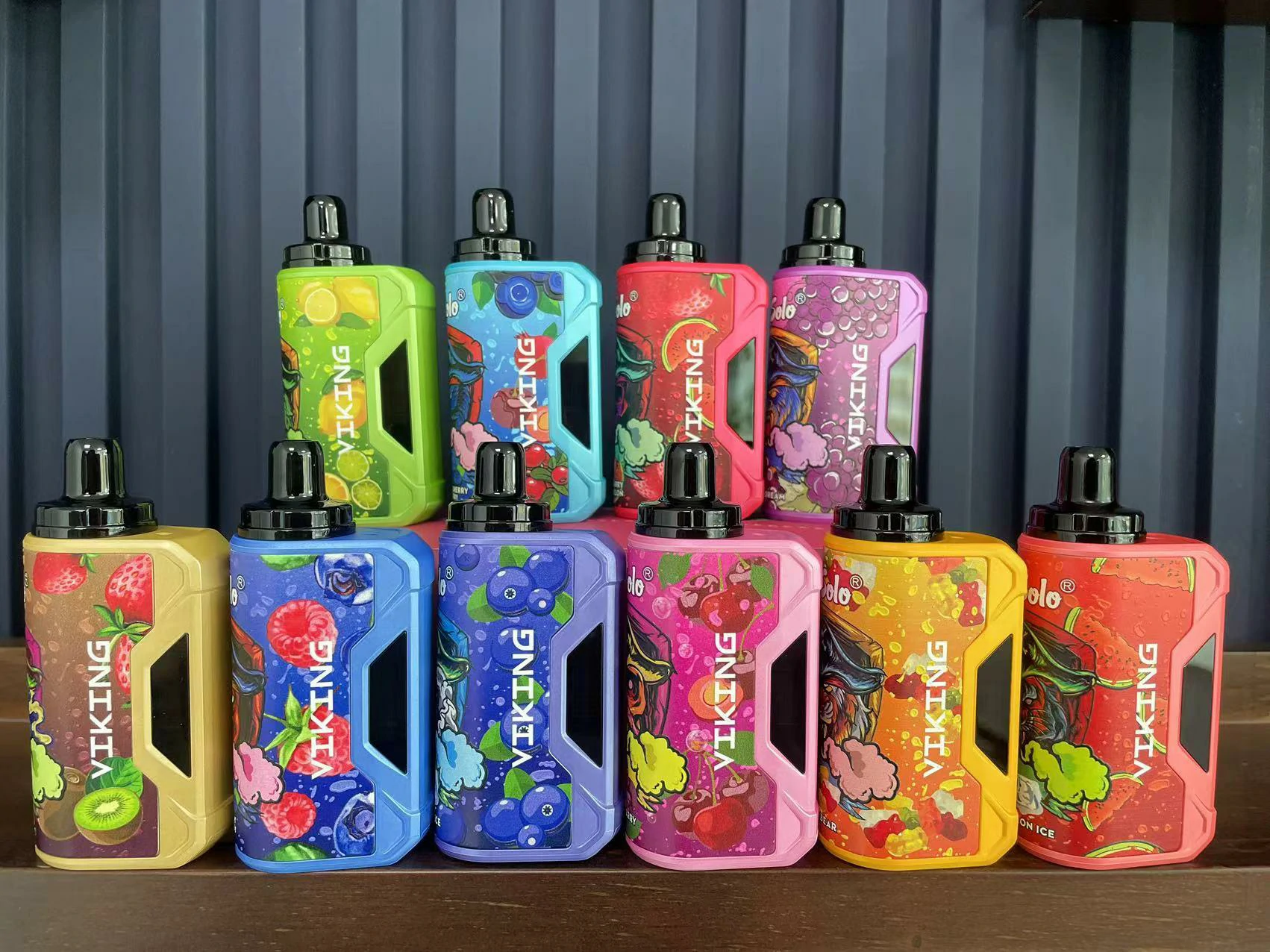 VapSolo Viking 12000 Puffov 2% 5% Nízka sila Nabíjateľné Hromadný nákup Jednorazové Vapes pero Veľkoobchod