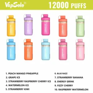 Vapsolo Tornado Pro 12000 Puff 2% 5% Alacsony Erősségű Újratölthető Nagykereskedelmi Kapható Eldobható Vape Toll Nagy Tételben Vásárolható