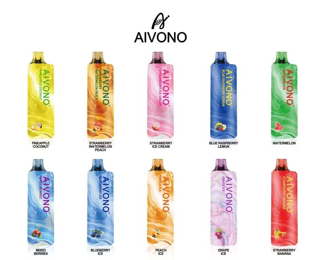 AIVONO エイム ガン 7000 パフ 0% 2% 3% 5% 低濃度 大量購入 充電式使い捨て ヴェイプ ペン 卸売