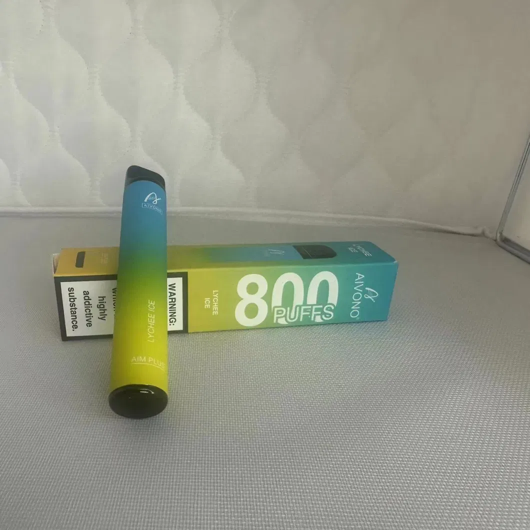 AIVONO AIM PLUS 800 Puffs 0% 2% 5% Low Strength Bulk Buy Rechargeable Disposable Vapes Pen Wholesale