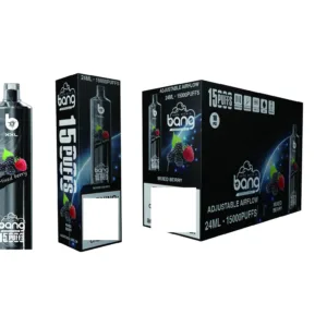 Bang Tn 15000XXL Puffs  SHISHA 0% 2% 3% 5% Low Strength Bulk Buy Rechargeable Disposable Vapes Pen Wholesale