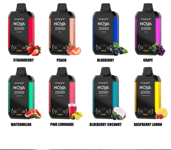 FIZZY Nova 20000 Puffs Dual Mesh 2 5 Low Strength Bulk Buy LCD screen Rechargeable Disposable Vapes Pen Wholesale 15 - FIZZY Nova 20000 Puffs Dual Mesh 2% 5% Low Strength Bulk Buy LCD Screen Rechargeable Disposable Vapes Pen Wholesale
