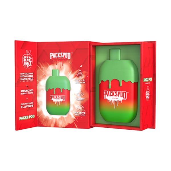 Packspod jednorázová vapka - 5000 potáhnutí | Kupte si kapsle hned teď