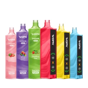 VOPK Shisha Bar 20000 Puffs 0% 2% 3% 5% Low Strength Bulk Buy Rechargeable Disposable Vapes Pen Wholesale