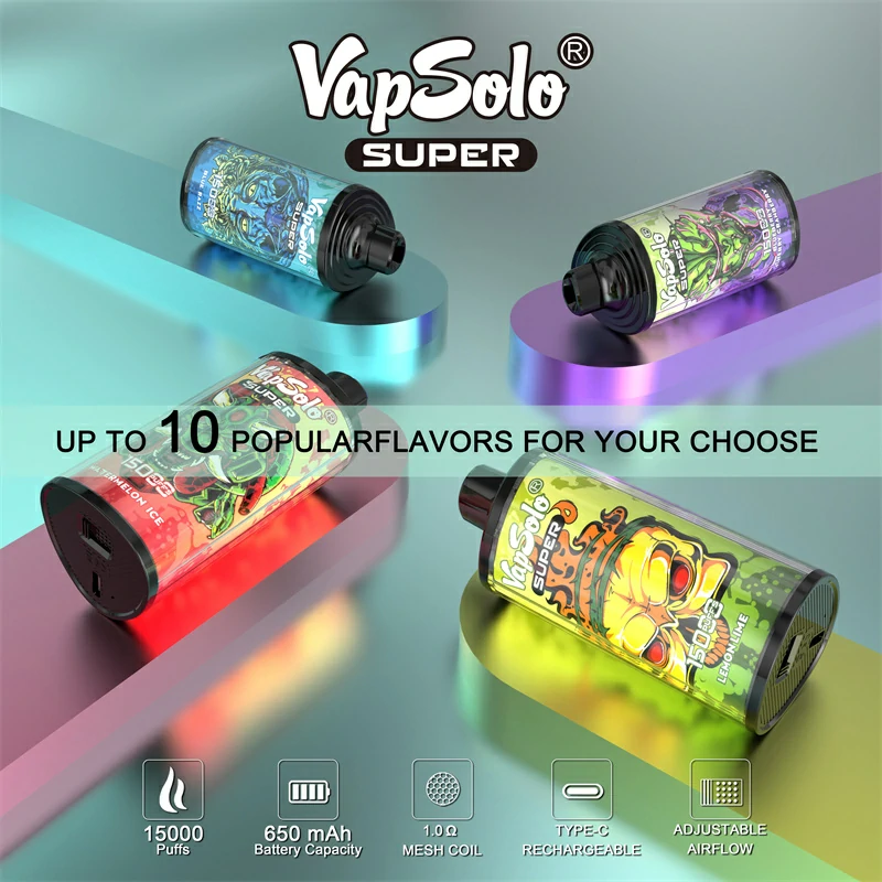 VapSolo 15000 パフ vs RandM トルネード どちらの高容量使い捨てVapeがおすすめ？