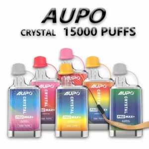 AUPO 15000 Puffs PRO MAX Crystal Dual Mesh 2% Low Strength Bulk Buy Rechargeable Disposable Vapes Pen Wholesale