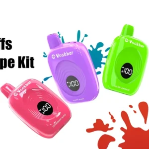 Vookbar Coco 6600 Puffs Digital Smart Screen 3% Low Strength Bulk Buy Rechargeable Disposable Vapes Pen Wholesale