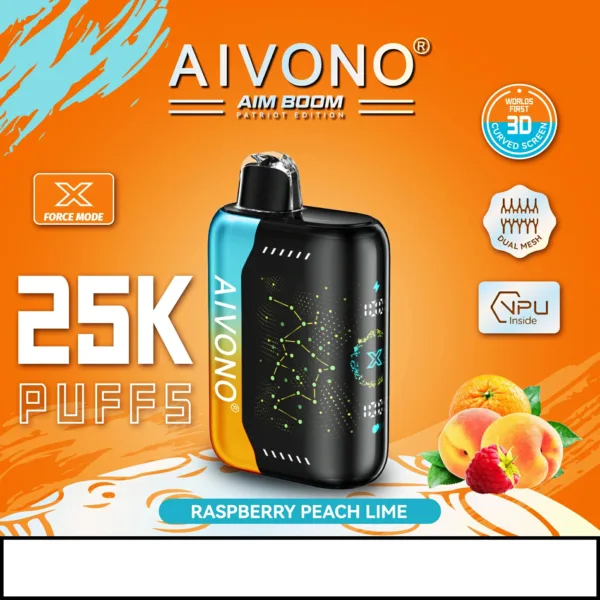 AIVONO AIM BOOM 25000 Puffs Dual Mesh Digital Screen 0% 2% 3% 5% Low  Strength Bulk Buy Rechargeable Disposable Vapes Pen Wholesale - Elf Vaping