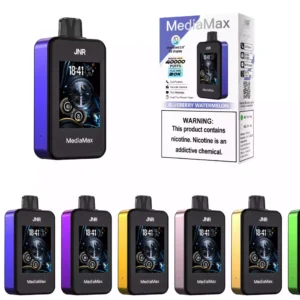 JNR Media Max 40000 Puffs Dual Mesh Afișaj HD 5% Putere Redusă Cumpărare în Vrac Vape Pen Reîncărcabile de Unică Folosință Vânzare en Gros