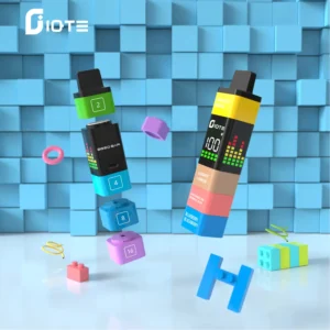 Sistema de Pod IQTE 2400 Puffs Brinquedos de Blocos 3D Display 2% 5% Baixa Intensidade Compra em Massa Vapes Recarregáveis Descartáveis Caneta por Atacado
