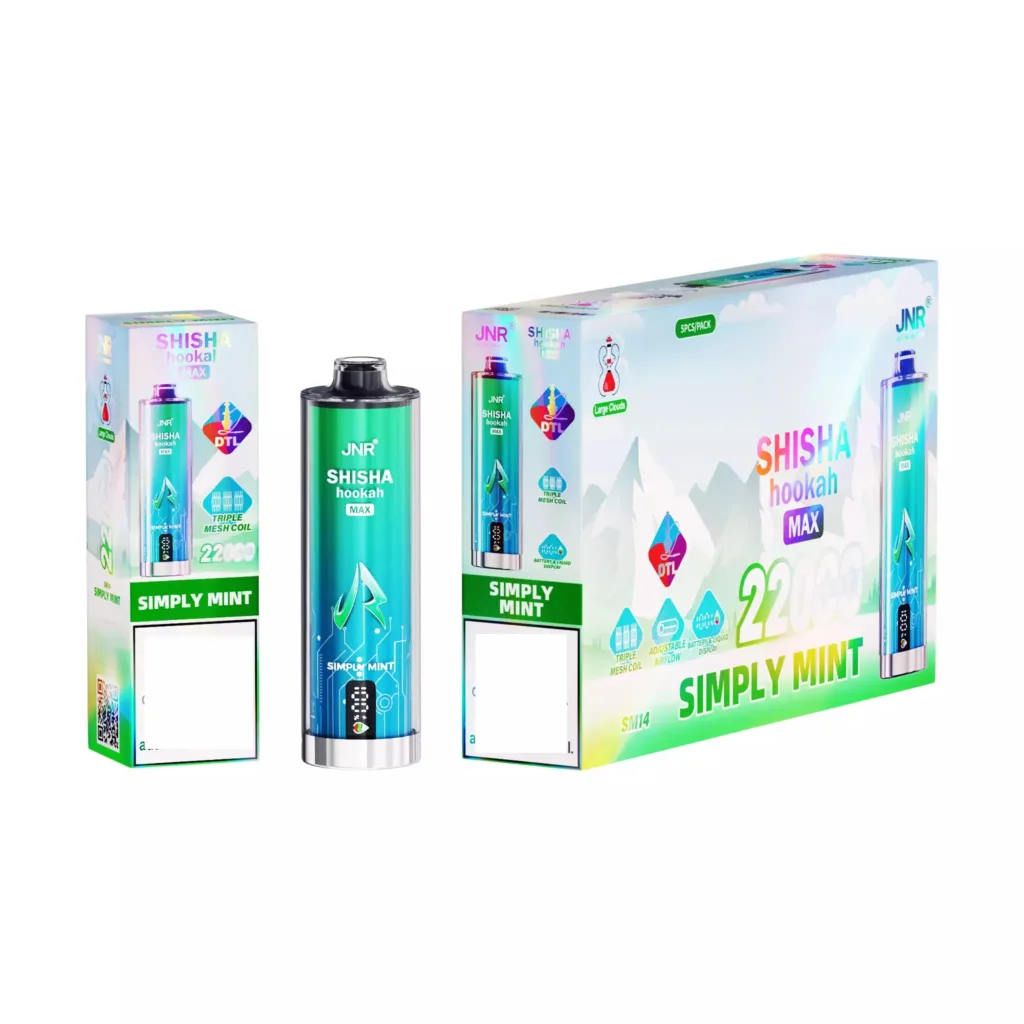 Vape de unică folosință JNR Shisha Max 22000 de pufuri pentru vânzare en gros către distribuitorii profesioniști din Europa