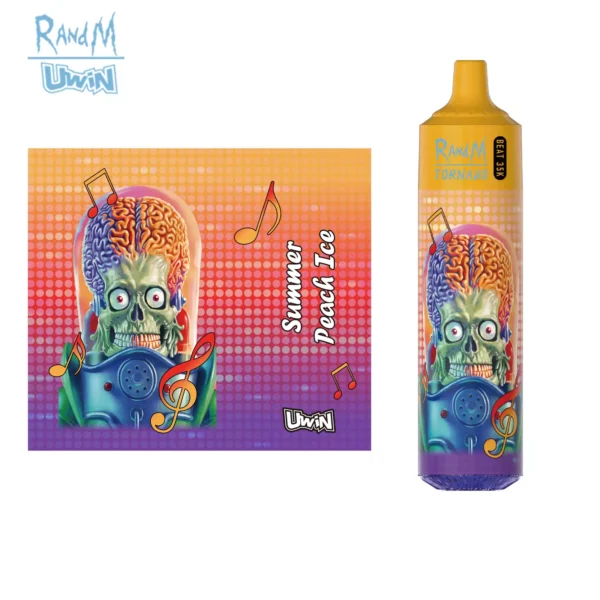 RandM Uwin Tornado Beat 35 000 bouffes Lumires RGB Musique Achat en gros  Vapes jetables rechargeables en gros - Elf Vaping