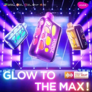 Vozol Rave 40000 Puffs Dual Mesh Sensing Display Bulk Buy Rechargeable Disposable Vapes Wholesale