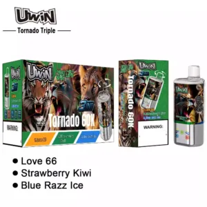 UWIN TORNADO TRIPLE 60K Puffs 3‑in‑1 Tastes Bulk Buy Rechargeable Disposable Vapes Wholesale