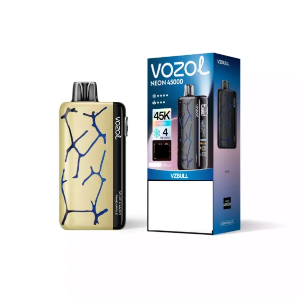 VOZOL NEON 45K Puffs 50mg Screen Bulk Buy Rechargeable Disposable Vapes  Wholesale