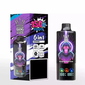 BANG LEGEND 150K Puffs 6 in 1 DSK064 Screen Bulk Buy Rechargeable Disposable Vapes Wholesale