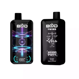 Dvojčici BOOD 46K Puffs Zaslon Nizka Moč Nakup Vrazda Originalni Ponovno Polnijoči Se Odložljivi Vapes na Veliko