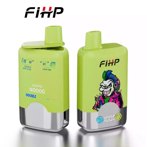 FIHP 40K Puffs Double Tastes Screen Low Strength Bulk Buy Original  Rechargeable Disposable Vapes Wholesale - Elf Vaping