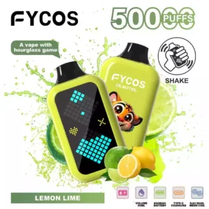 FYCOS Player 50K Disposable Vape Bulk Buy Purchase 50000 Puffs LED Screen Dual Mesh Coil Wholesale