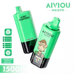 WASPE AIVIOU 150K Puffs 6 in 1 Tastes Bulk Buy Rechargeable Disposable Vapes Wholesale
