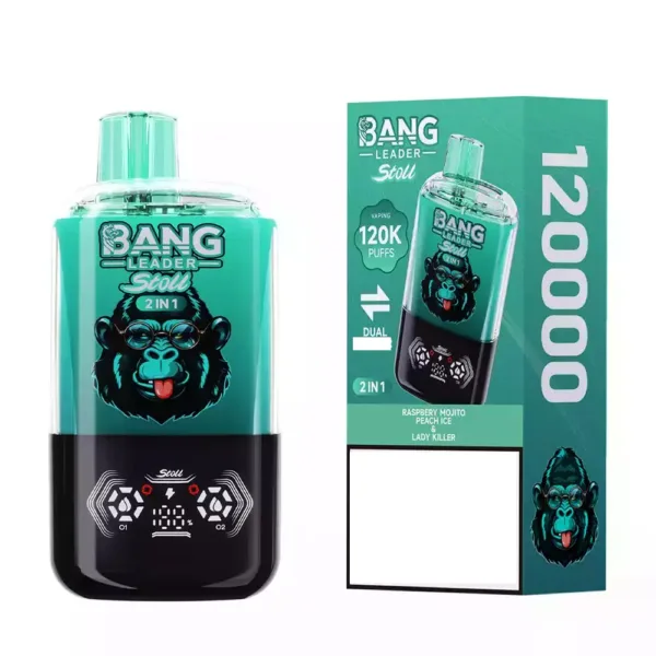 elfbar elfa master akku BANG LEADER STOLL 120000 Doppelte Aromen 120K Puffs Einweg-Vapes Großhandel  Massenbestellung