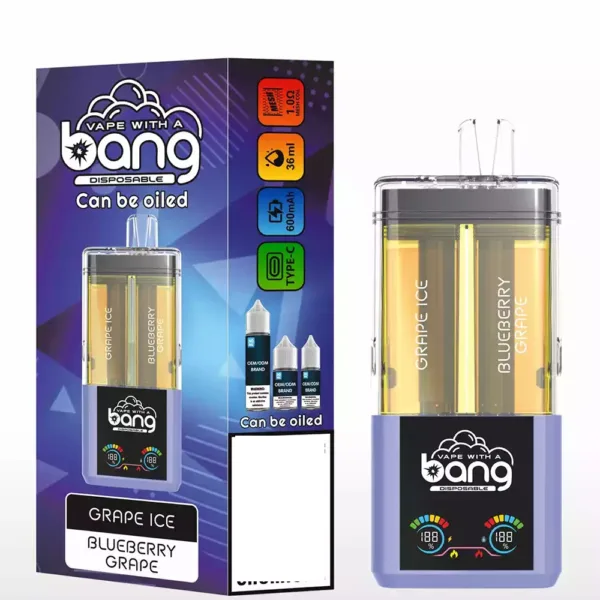 BANG 60K Puffs DSK037 60000 Double Taste Disposable Vape Wholesale Bulk Buy  Refillable Structure