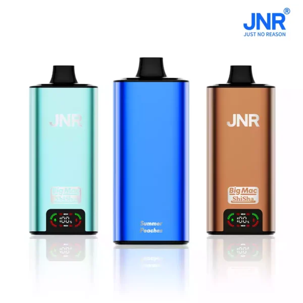 big vapes disposable JNR MAC SHISHA 80K 80000 Puffs Wholesale Bulk Buy Durable Metal Body Smart Control High Performance Device North 10ml 5000 Disposable THCP Province:QC