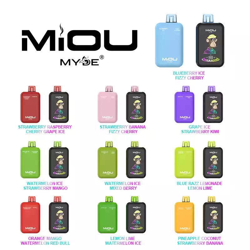 MYDE 60K 2IN1 60000 Puffs Full Screen Disposable Vapes Wholesale Bulk Buy Switching Vape
