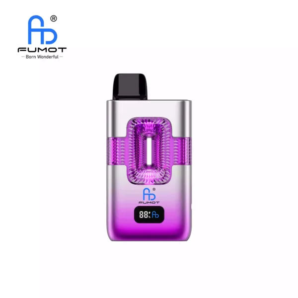 smart vape wholesale FUMOT ECO 2IN1 50K 50000 Puffs Disposable Vapes Bulk Buy Iridescent Light Display Dual Taste DTL Vaping Select Flavor ::Watermelon Strawberry Iced buy posh vapes online