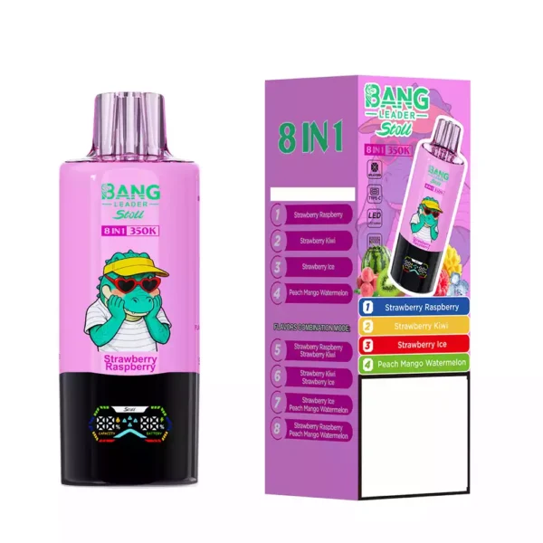 where to buy vapes wholesale BANG LEADER Stoll 350K Disposable Bulk 8 In 1 Taste Multi Rotation 350000 Puffs RAZ CA6000 Vape - New Vapes Flavor:FROZEN Pink Lemonade