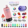 AIRMEZ 300000 Puffs 12 IN 1 Tastes 300K Bulk Buy Original Rechargeable Disposable Vapes Wholesale Mesh Coil Smart Display