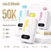 GAZZBAR 50000 Puffs Wegwerp Vapes Professionele Groothandel Bulk Aankoop 50K Dubbel Mesh Spoel Slim Display